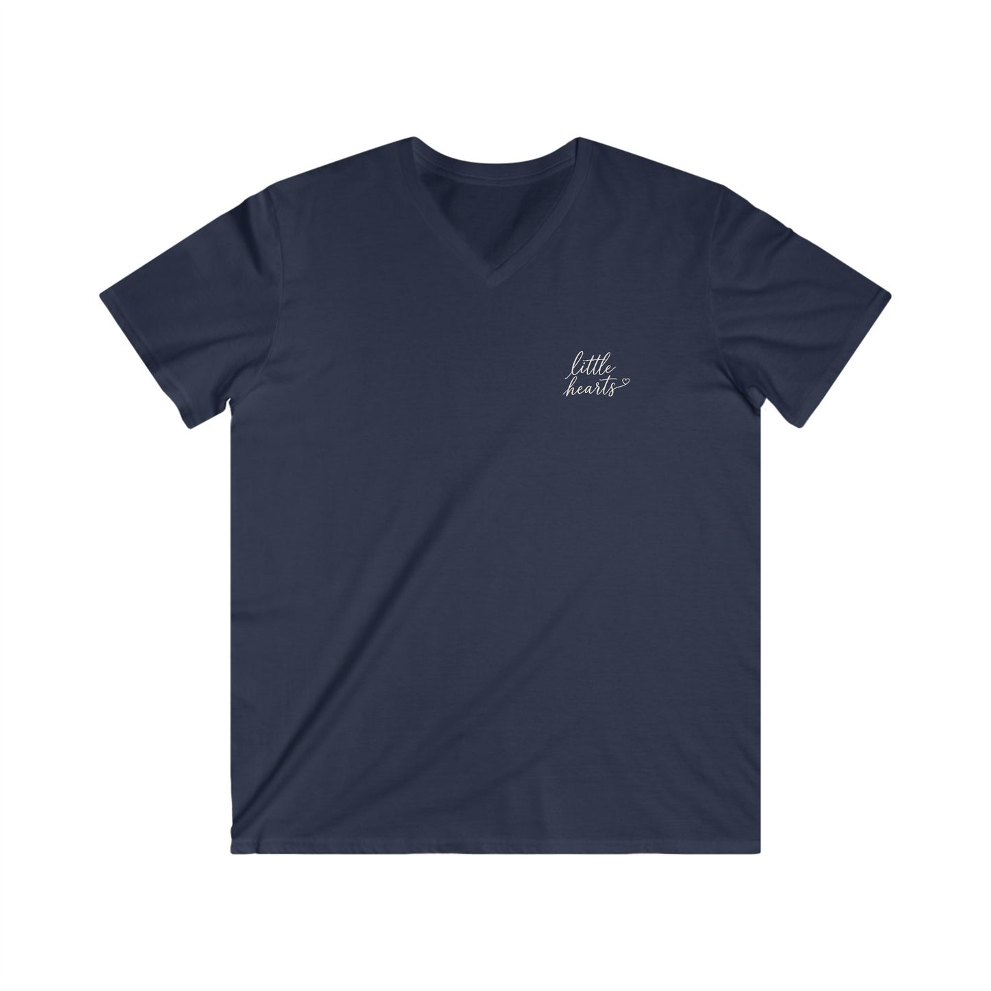 GOD TRUSTED ME TO GUIDE LITTLE HEARTS - V-NECK PREMIUM T-SHIRT