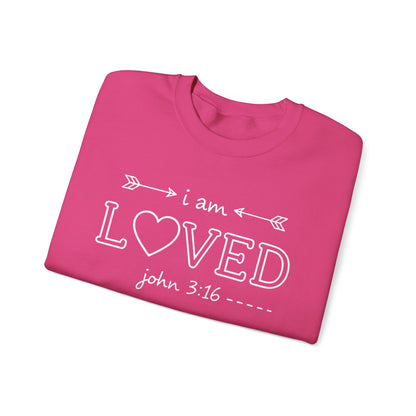 I AM LOVED  - MEDIUM-HEAVY WEIGHT SWEATSHIRT