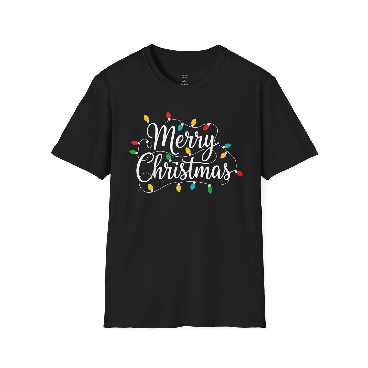 MERRY CHRISTMAS LIGHTS - PREMIUM T-SHIRT