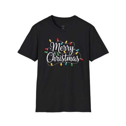 MERRY CHRISTMAS LIGHTS - PREMIUM T-SHIRT