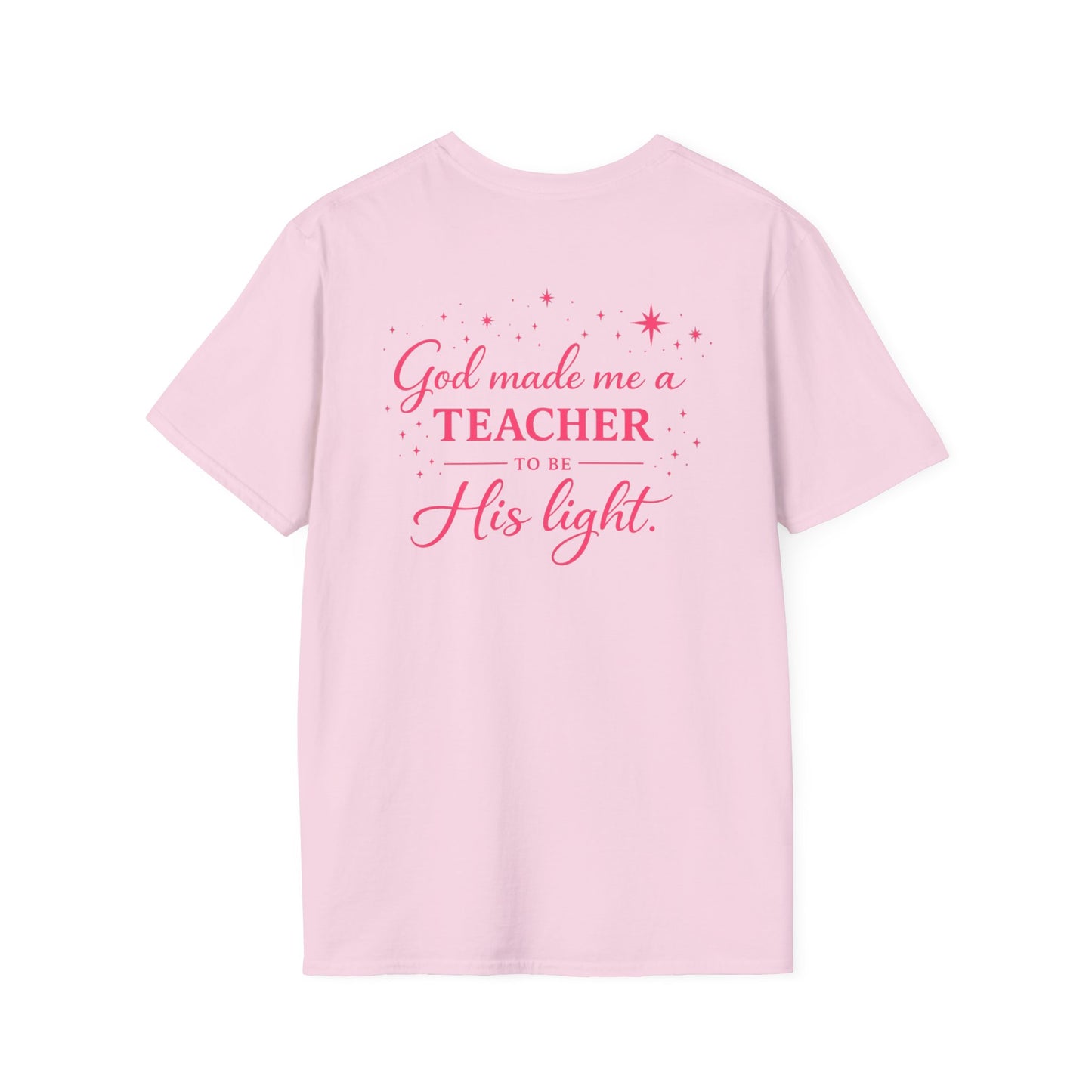 GOD MADE ME A TEACHER - PREMIUM T-SHIRT