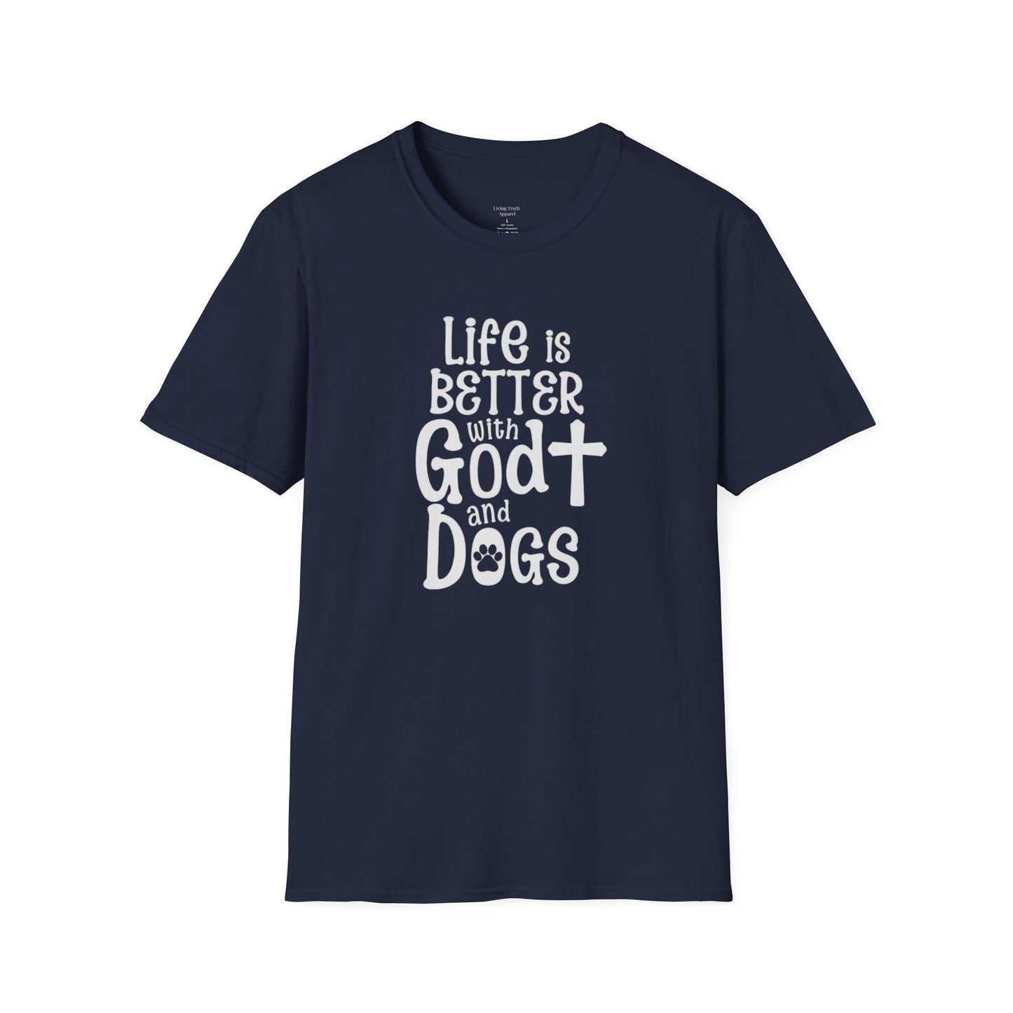 LIFE IS BETTER WITH GOD - PREMIUM T-SHIRT
