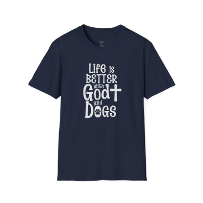 LIFE IS BETTER WITH GOD - PREMIUM T-SHIRT