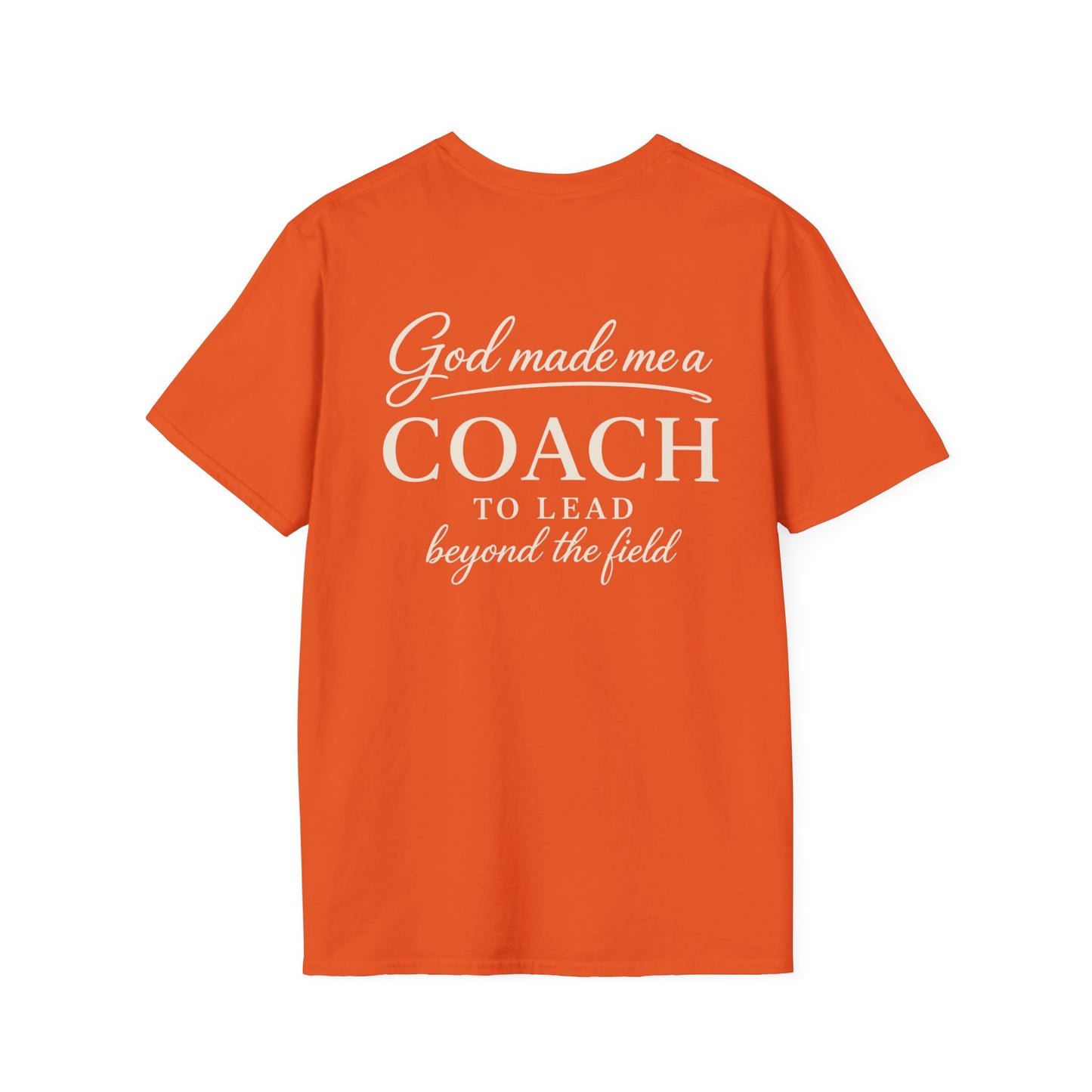 GOD MADE ME A COACH/FIELD - PREMIUM T-SHIRT