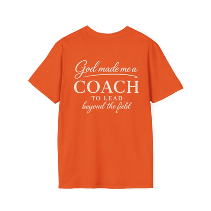 GOD MADE ME A COACH/FIELD - PREMIUM T-SHIRT