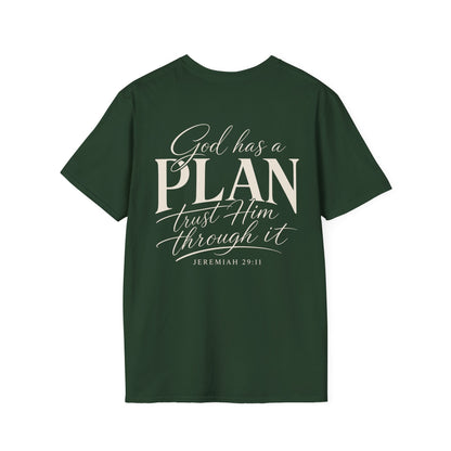 GOD HAS A PLAN - PREMIUM T-SHIRT