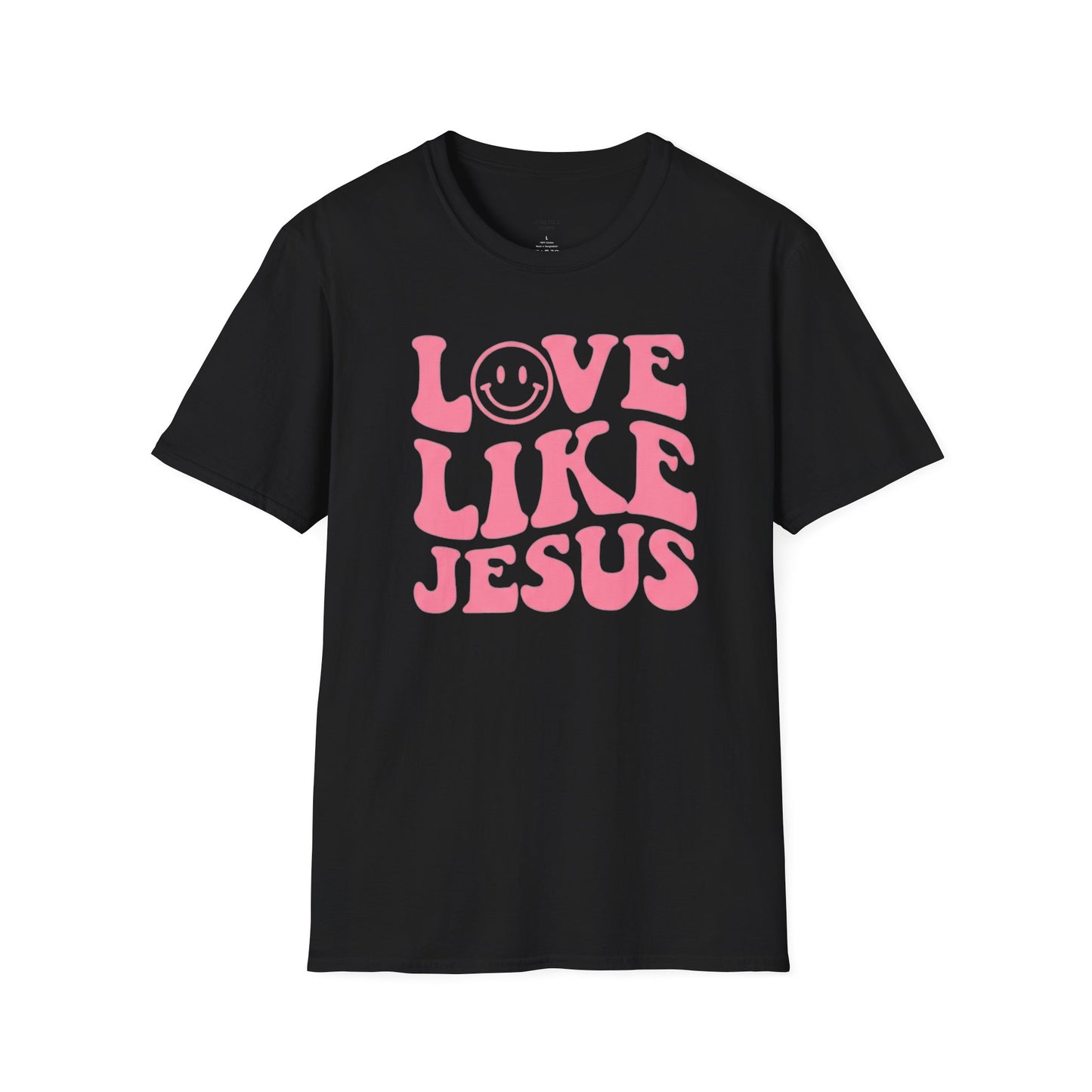 LOVE LIKE JESUS SMILEY - PREMIUM T-SHIRT