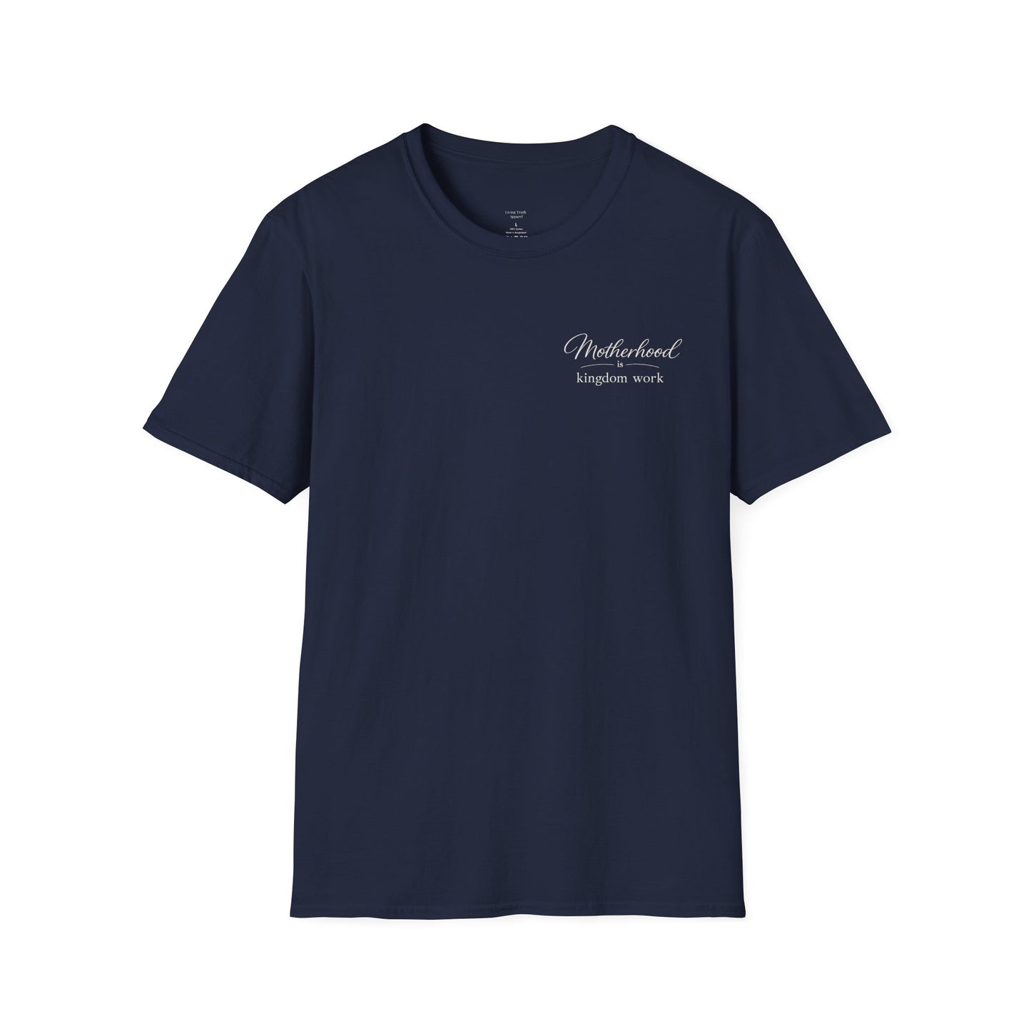 MOTHERHOOD IS KINGDOM WORK FLORAL - PREMIUM T-SHIRT