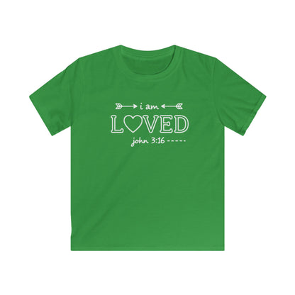 I AM LOVED JOHN 3:16 - YOUTH PREMIUM T-SHIRT