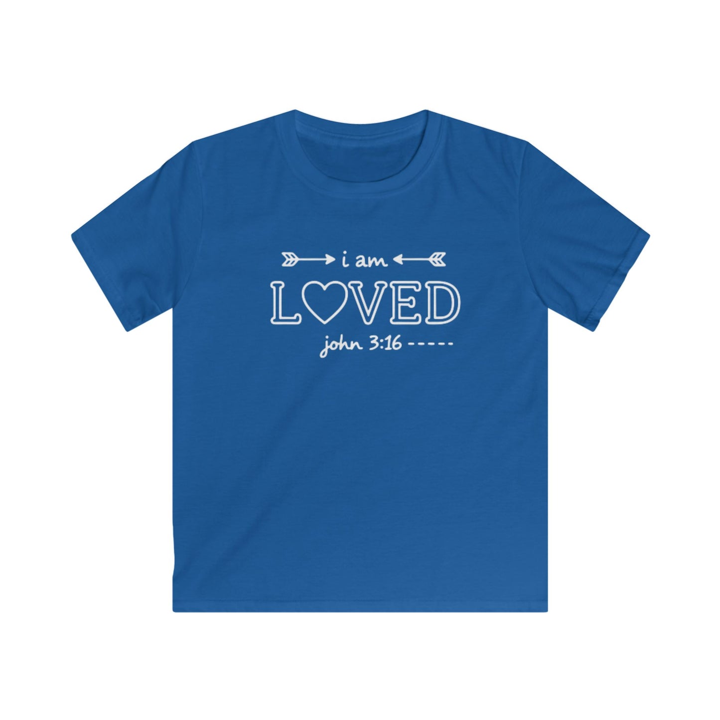 I AM LOVED JOHN 3:16 - YOUTH PREMIUM T-SHIRT