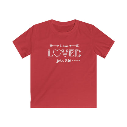 I AM LOVED JOHN 3:16 - YOUTH PREMIUM T-SHIRT