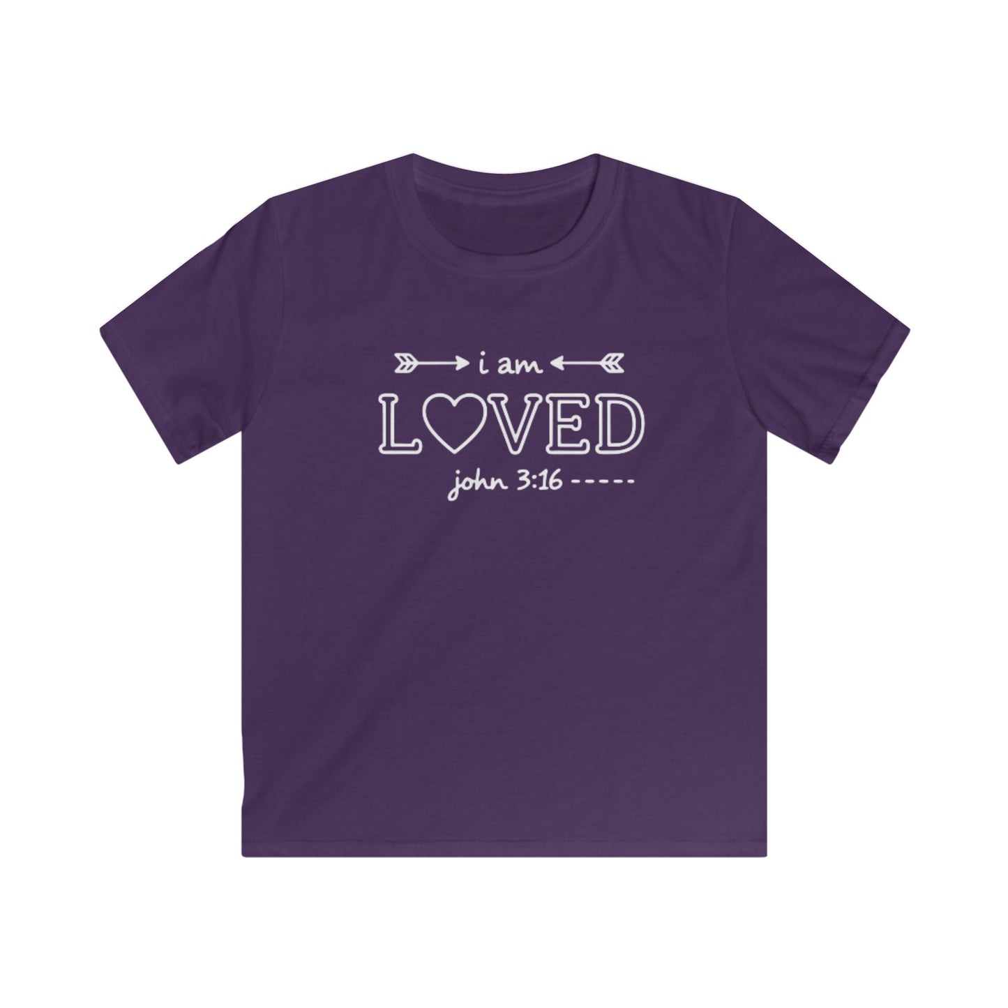 I AM LOVED JOHN 3:16 - YOUTH PREMIUM T-SHIRT