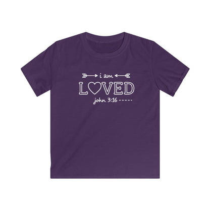 I AM LOVED JOHN 3:16 - YOUTH PREMIUM T-SHIRT