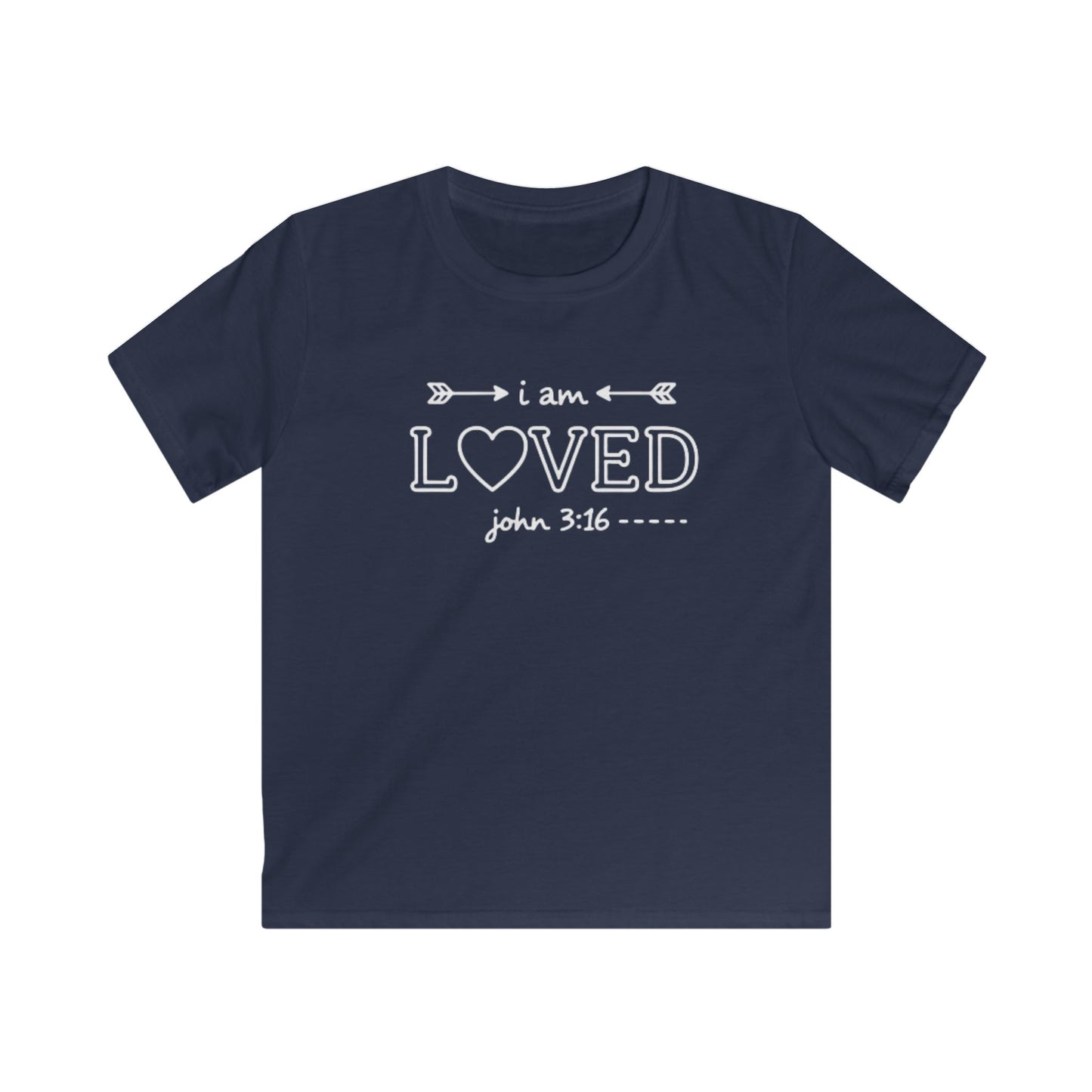 I AM LOVED JOHN 3:16 - YOUTH PREMIUM T-SHIRT