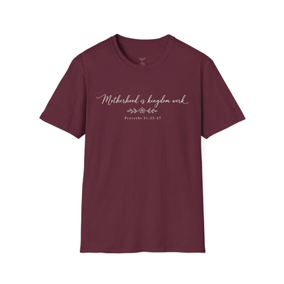 MOTHERHOOD IS KINGDOM WORK - PREMIUM T-SHIRT