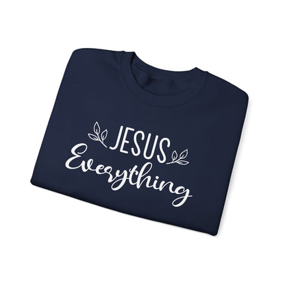 JESUS EVERYTHING - MEDIUM-HEAVY WEIGHT SWEATSHIRT