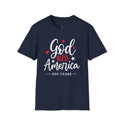 GOD BLESS AMERICA 250/FRONT - PREMIUM T-SHIRT