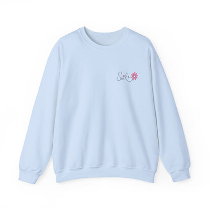 SMILE THIS IS THE DAY THE LORD HAS MADE - MEDIUM-HEAVY WEIGHT SWEATSHIRT