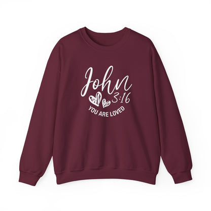 YOU ARE LOVED  - MEDIUM-HEAVY WEIGHT SWEATSHIRT