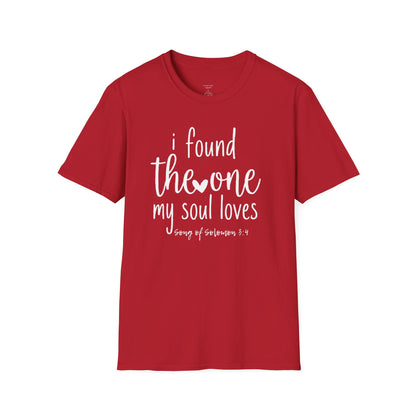 I FOUND THE ONE MY SOUL LOVES - V-NECK PREMIUM T-SHIRT