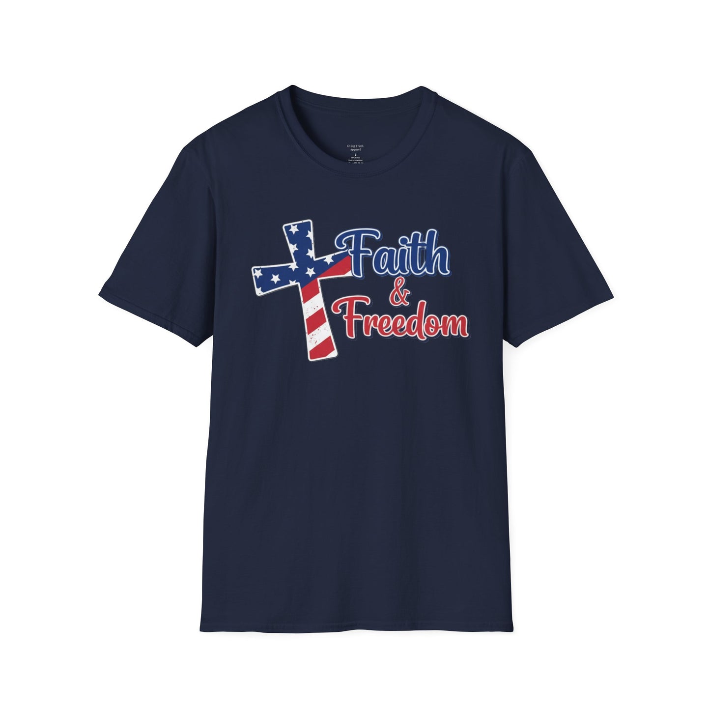 FAITH AND FREEDOM - PREMIUM T-SHIRT