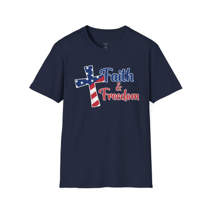 FAITH AND FREEDOM - PREMIUM T-SHIRT