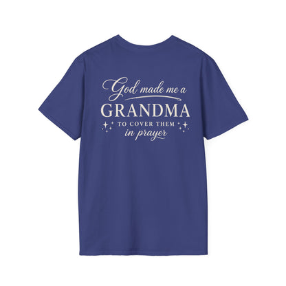 GOD MADE ME A GRANDMA - PREMIUM T-SHIRT
