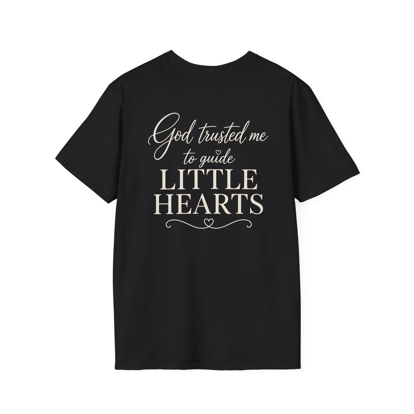 GOD TRUSTED ME TO GUIDE  LITTLE HEARTS - PREMIUM T-SHIRT